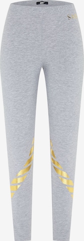 UNCLE SAM Slim fit Leggings in Grey: front