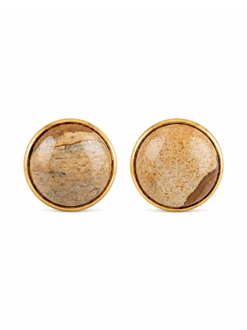RteRme Earrings 'Siona' in Brown: front
