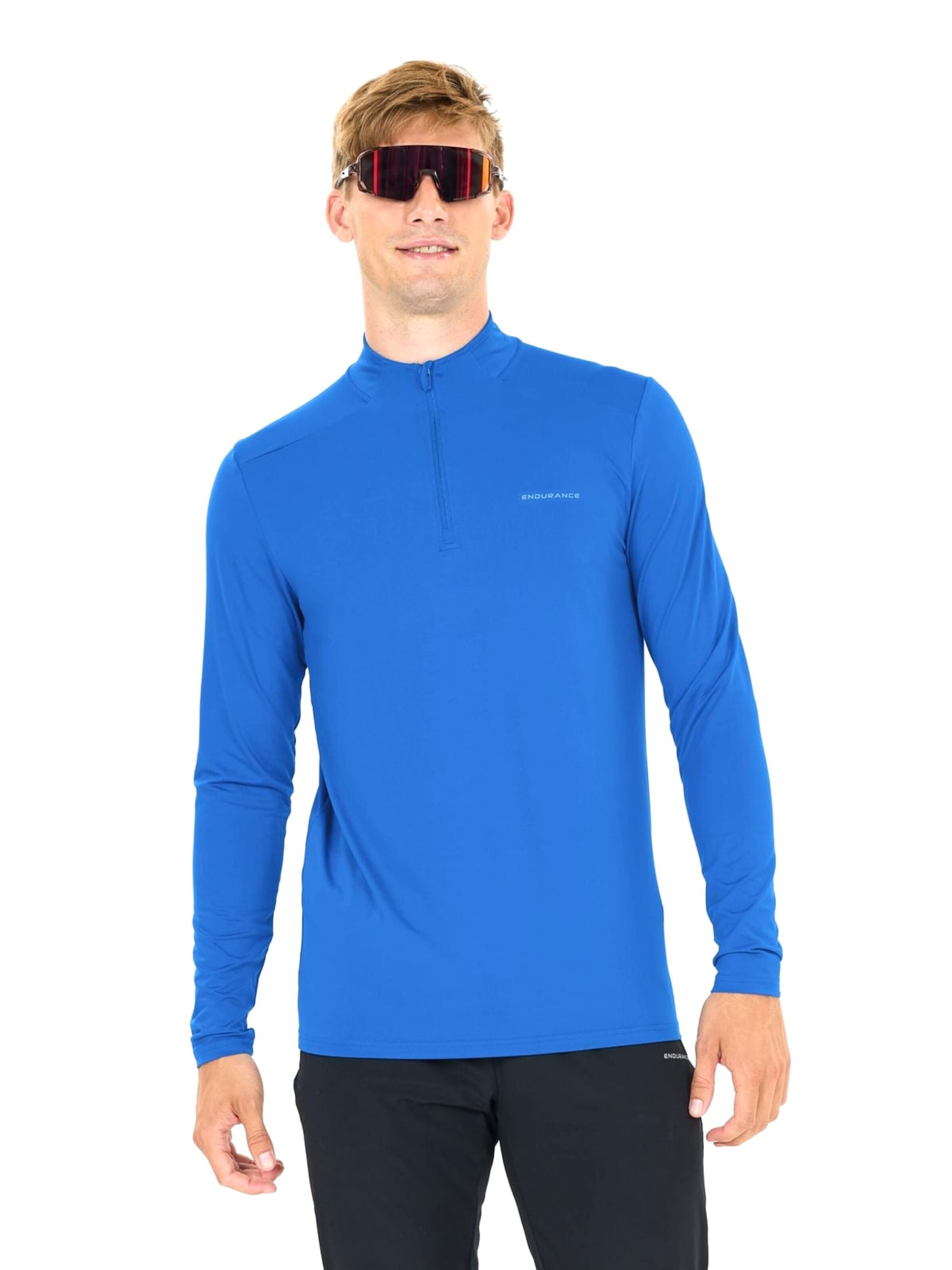 Pull-over 'Armin M Midlayer' ENDURANCE en bleu : devant