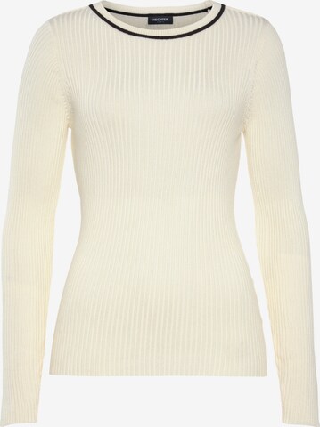 HECHTER PARIS Sweater in White: front