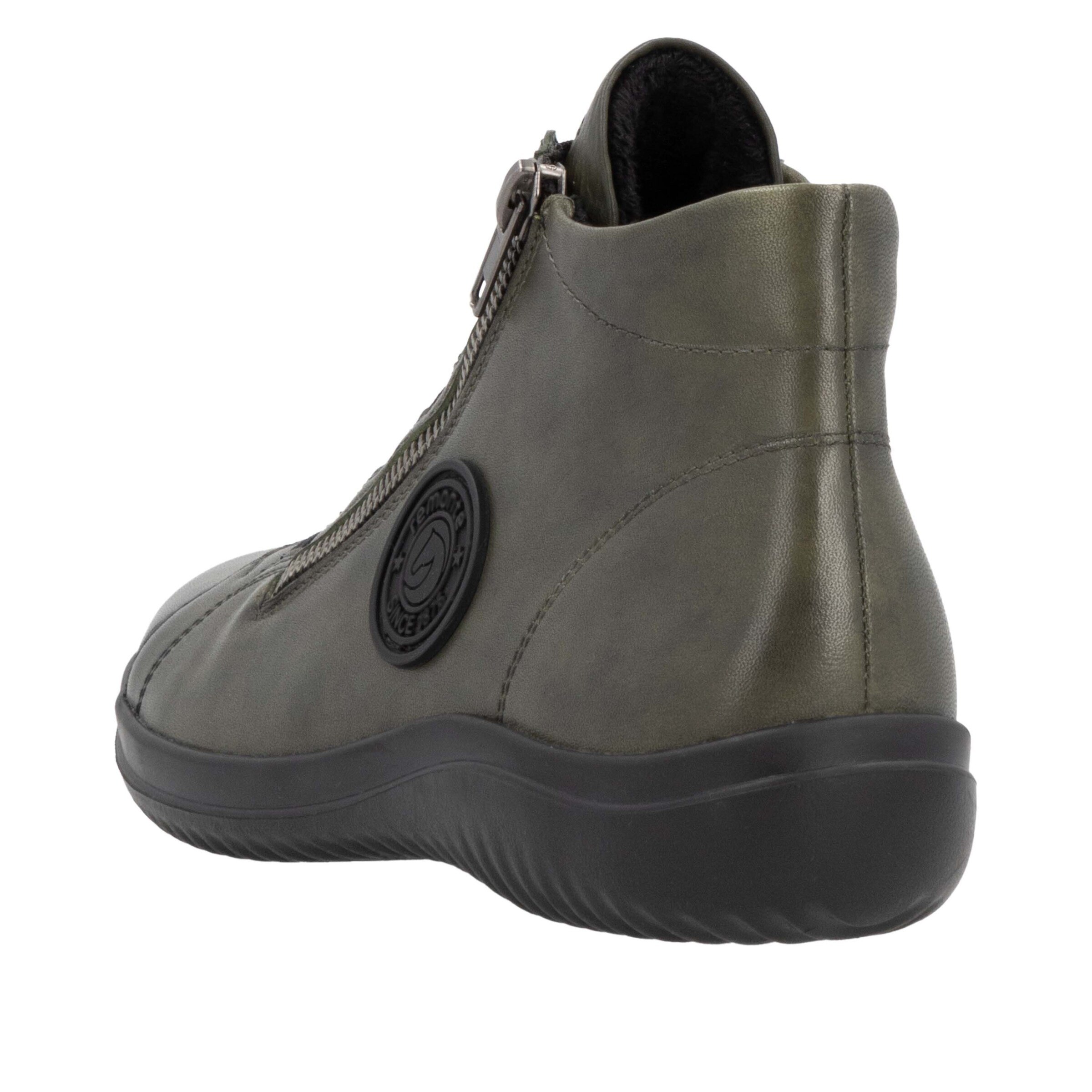 REMONTE Lace-Up Ankle Boots 'D1E70' in Green