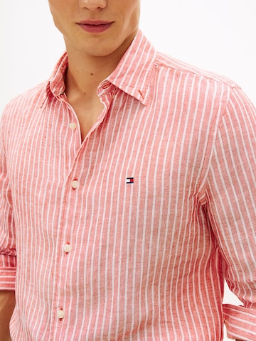 TOMMY HILFIGER Regular Fit Hemd in Orange