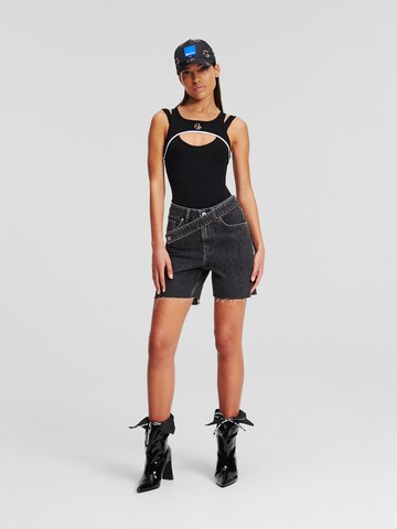 Regular Jean KARL LAGERFELD JEANS en noir