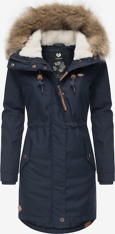 Ragwear Winterparka 'Tawny' in Blau: Vorderseite