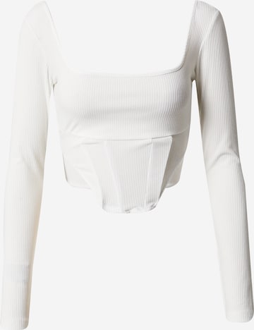 Trendyol Shirt in White: front