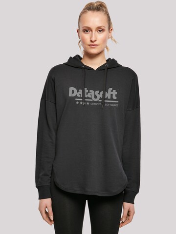 F4NT4STIC Sweatshirt 'Retro Gaming Datasoft' in Black: front