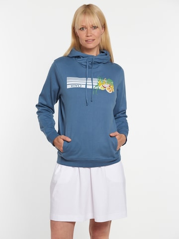 VIVID - Sweatshirt em azul: frente
