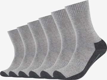 camano Socken in Grau: Vorderseite