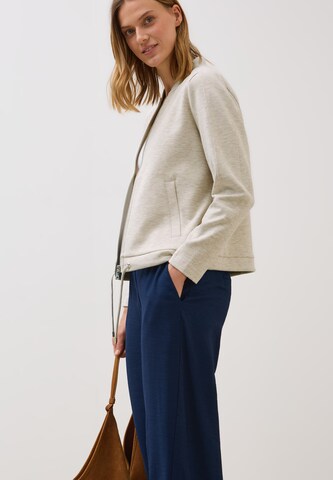 CECIL Sweatjacke in Beige