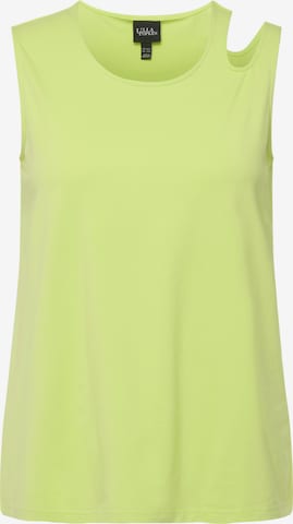 T-shirt Ulla Popken en vert : devant