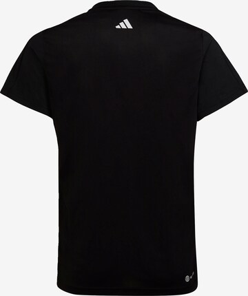 ADIDAS PERFORMANCE - Camiseta funcional 'Essentials Aeroready -Fit Logo' en negro