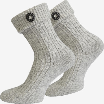 normani - Calcetines tradicionales en plata: frente