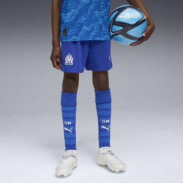 PUMA Regular Sportbroek 'Olympique de Marseille 25/26' in Blauw: voorkant