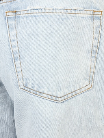 RE/DONE Regular Jeans '90S CROP LOW SLUNG' in Blauw