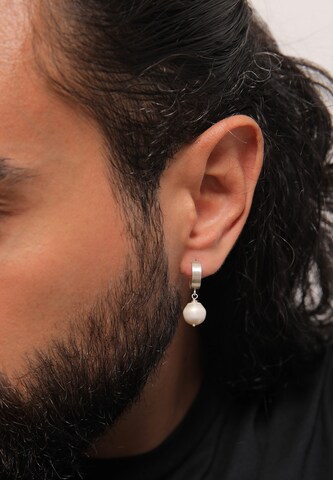 Boucles d'oreilles KUZZOI en argent : devant