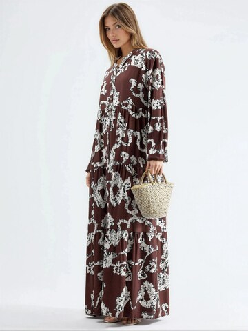 Hiccup Dress in Brown