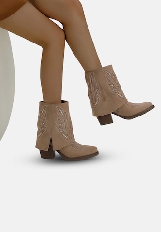 Elara Cowboylaarzen in Groen