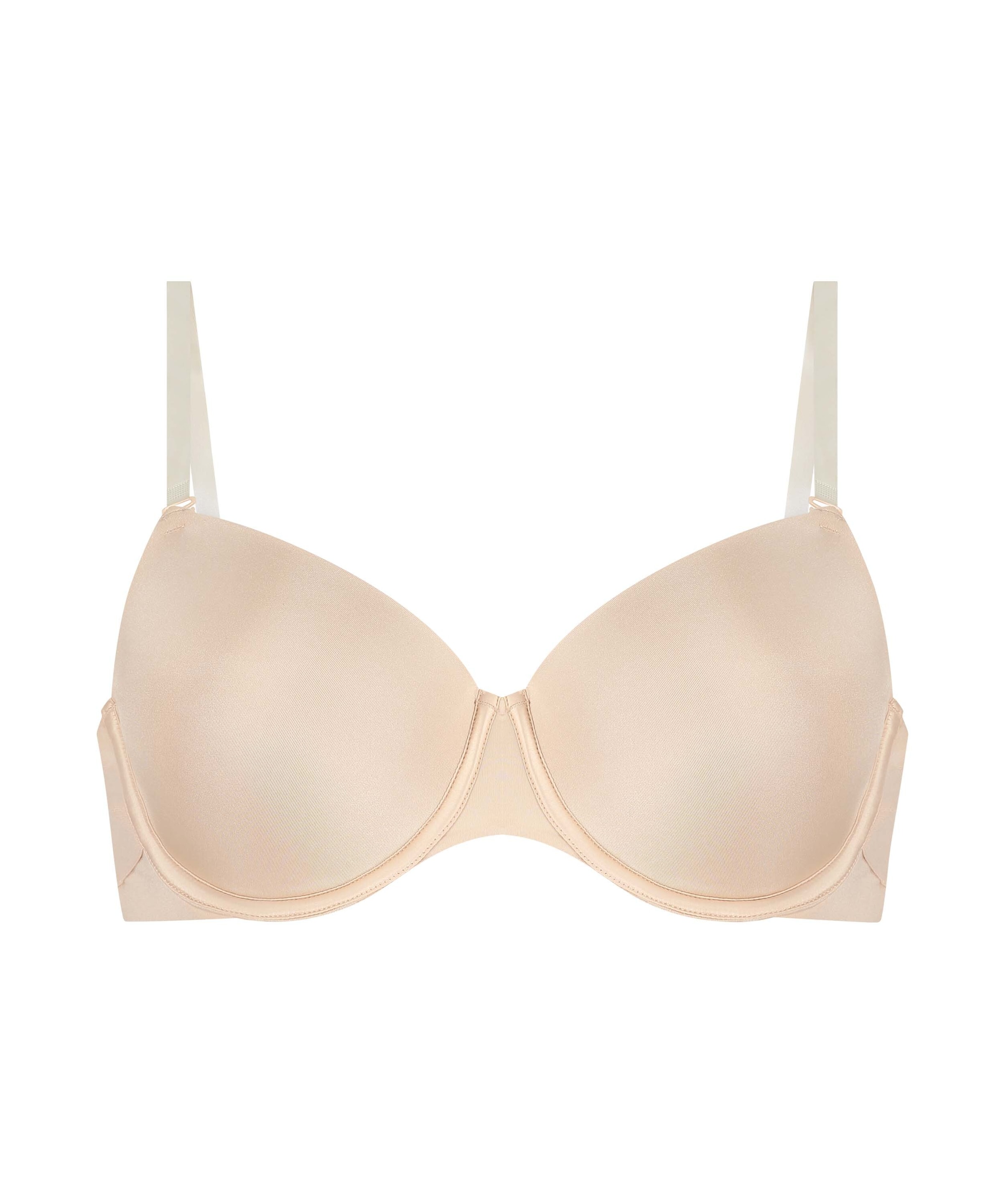 Hunkemöller Push-up Nedrček | bež barva: sprednja stran