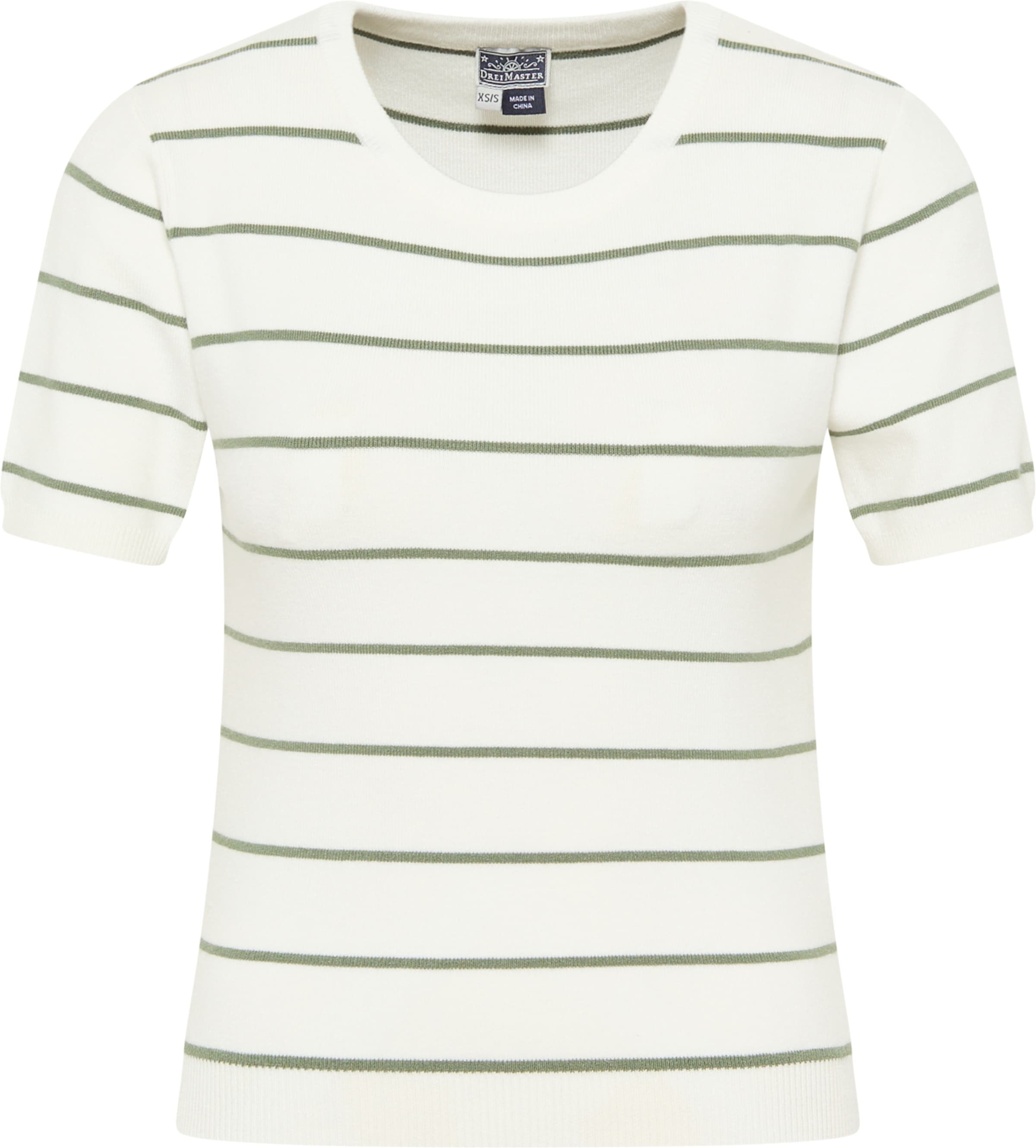 DreiMaster Maritim Sveter - Biela: predná strana