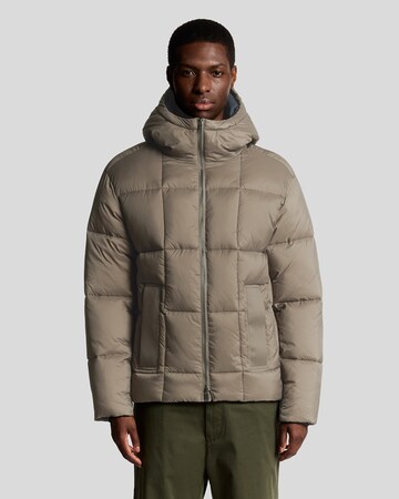 Veste d’hiver 'Square Wadded Cocoon' Lyle & Scott en gris : devant