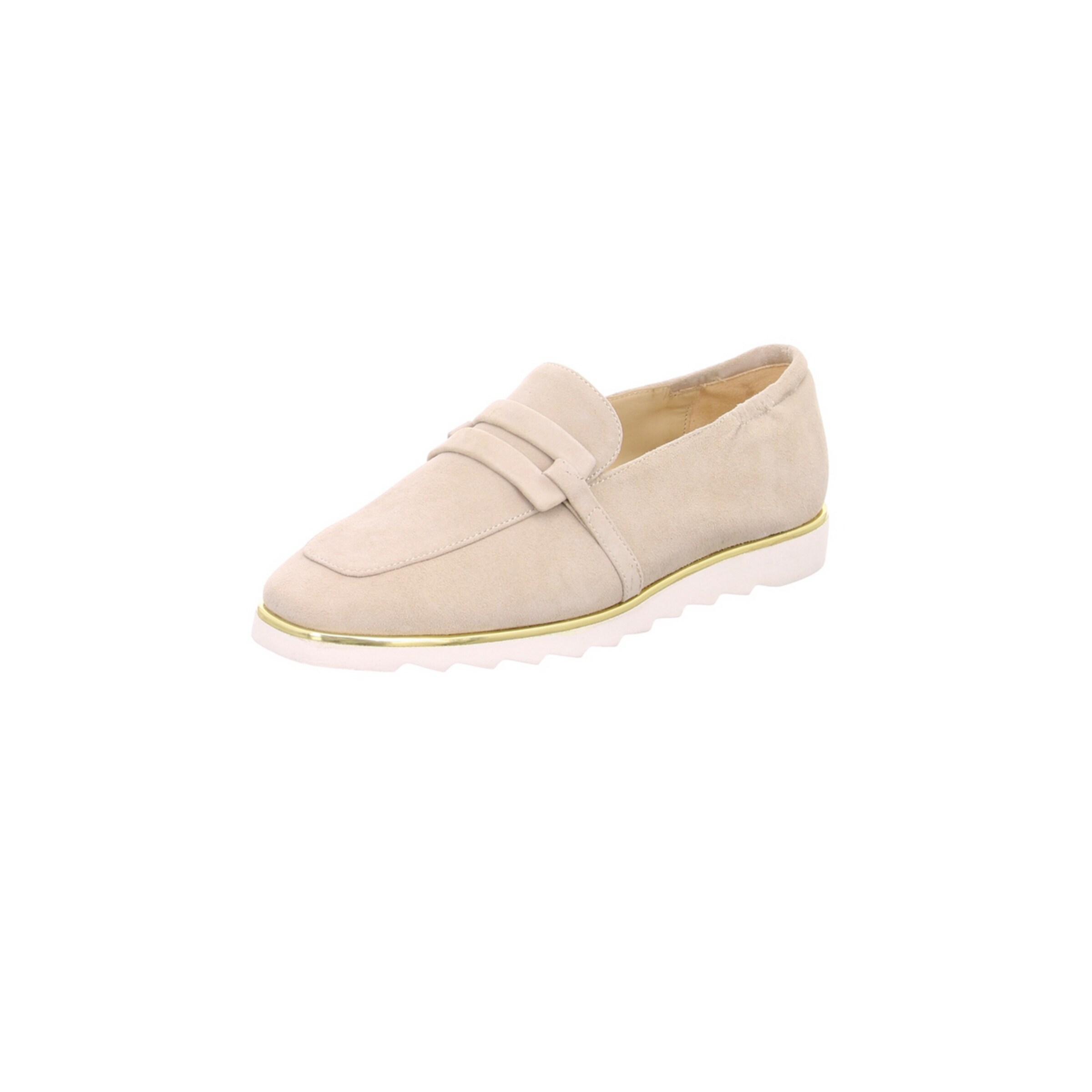 ARA Slip-ons in Beige: front
