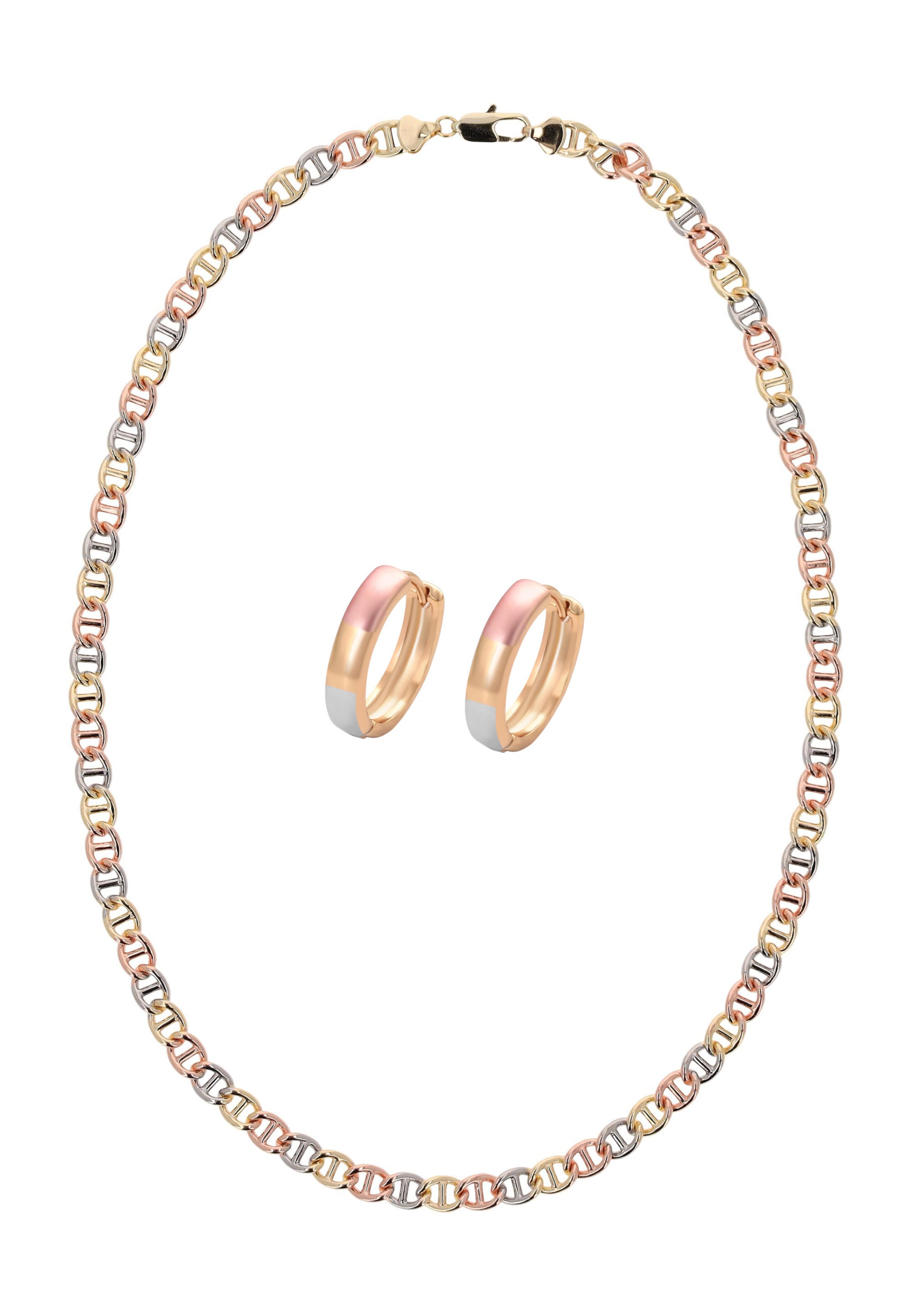 faina - Conjunto de joyería en oro: frente