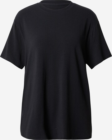 NIKETehnička sportska majica 'One' - crna boja: prednji dio