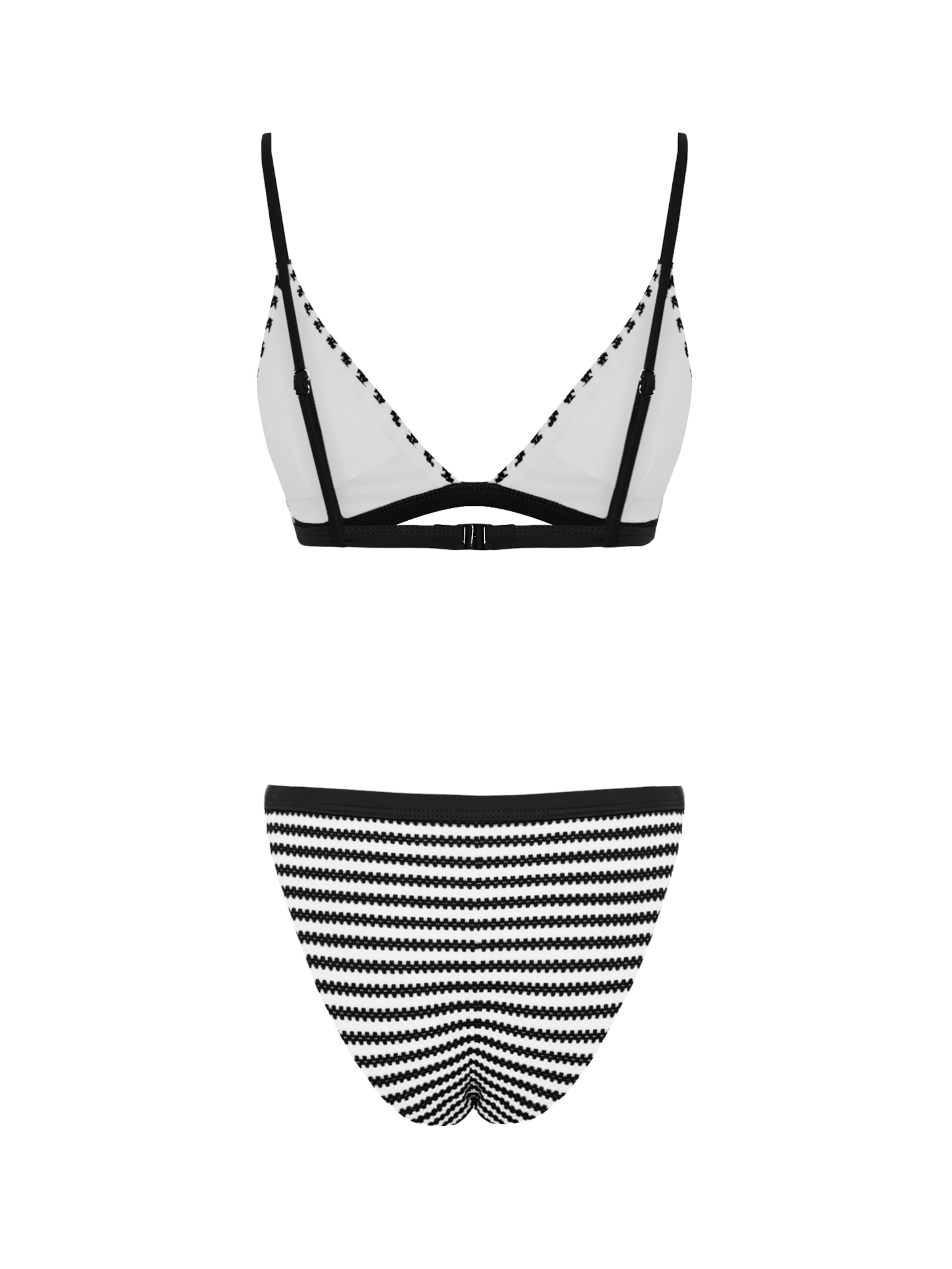 Trendyol Triangle Bikini in Black