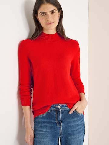 CECIL Sweter w kolorze czerwony: przód