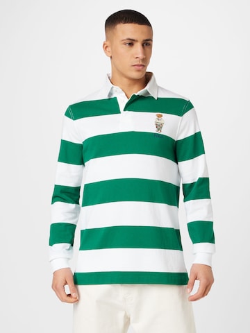 Tricou de la Polo Ralph Lauren pe verde: față