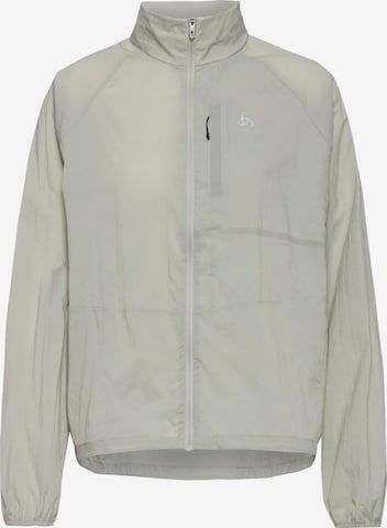 ODLO Sportjacke 'Zeroweight' in Grau: Vorderseite