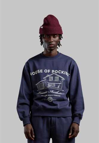 Pockies Bluzka sportowa 'H.O.P.' w kolorze niebieski: przód