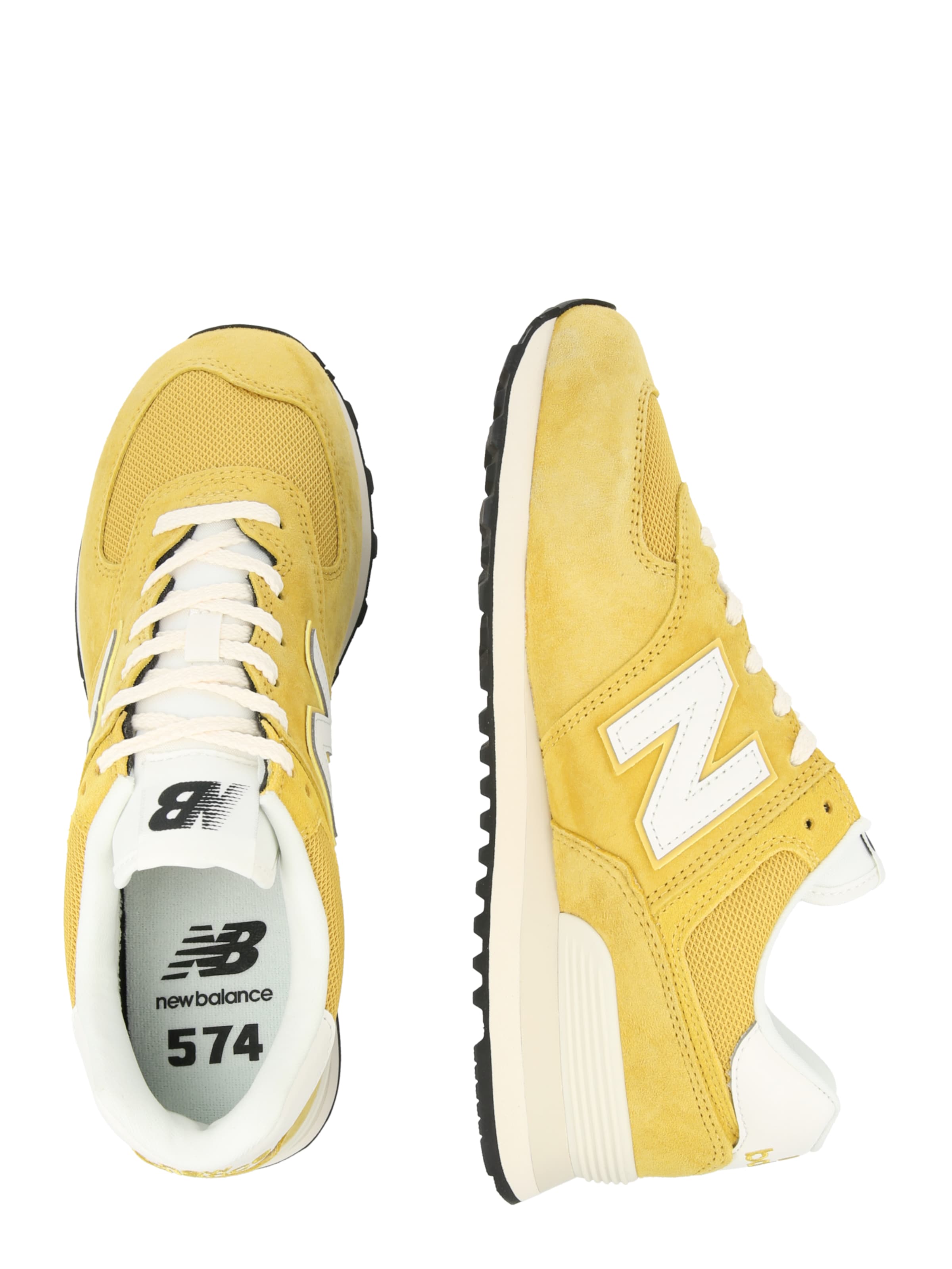Sneaker bassa '574' di new balance in giallo