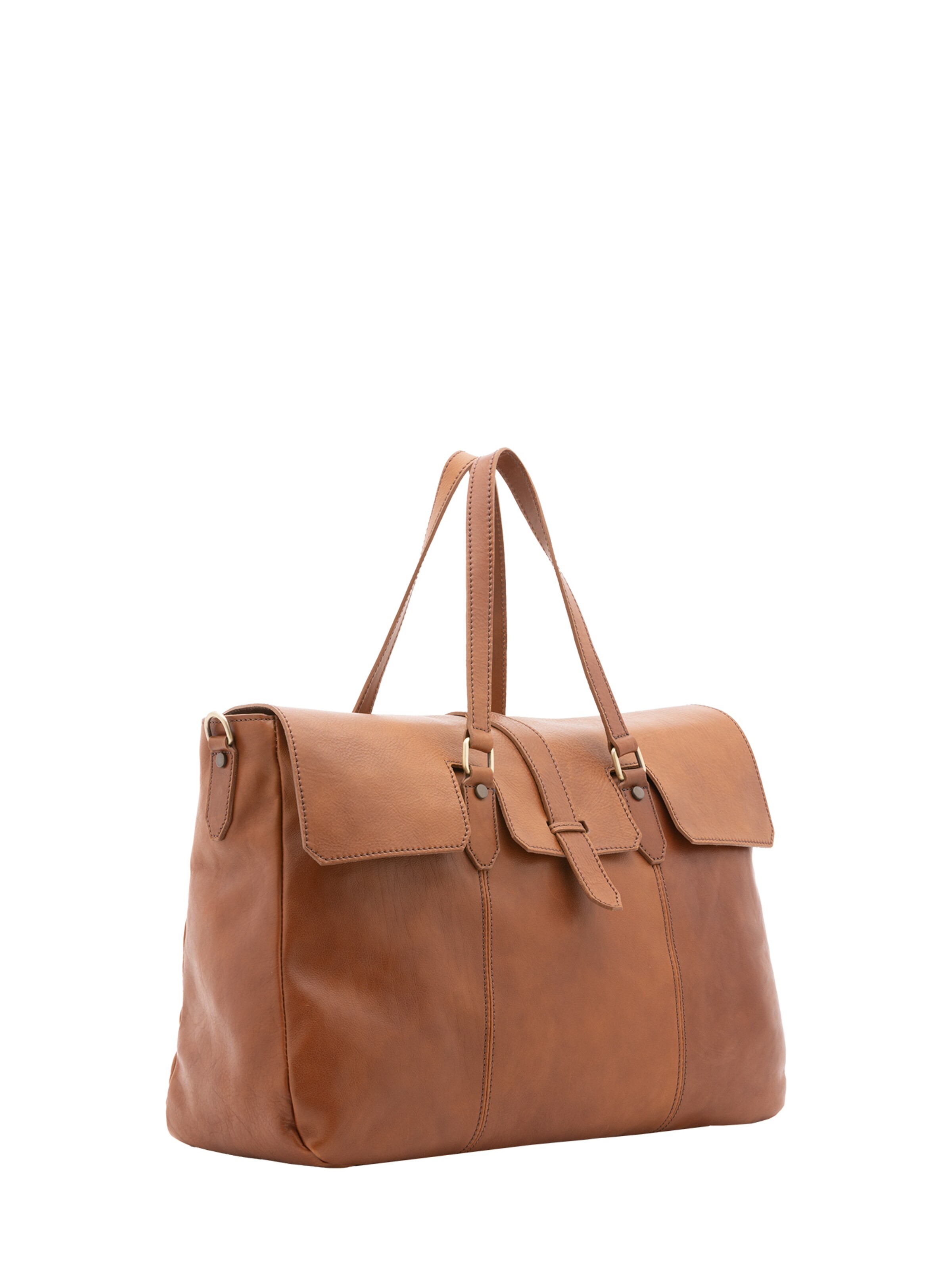 Sac de voyage Viola Castellani en marron : devant