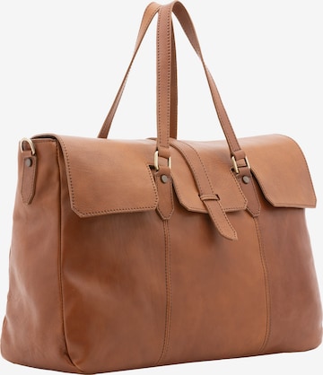 Viola Castellani Reisetasche in Braun: Vorderseite