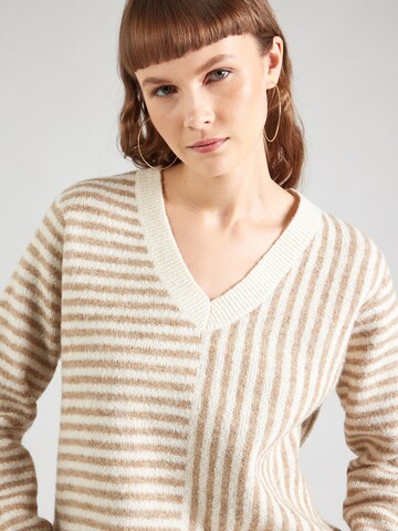 VERO MODA Trui 'VMURANUS' in Beige