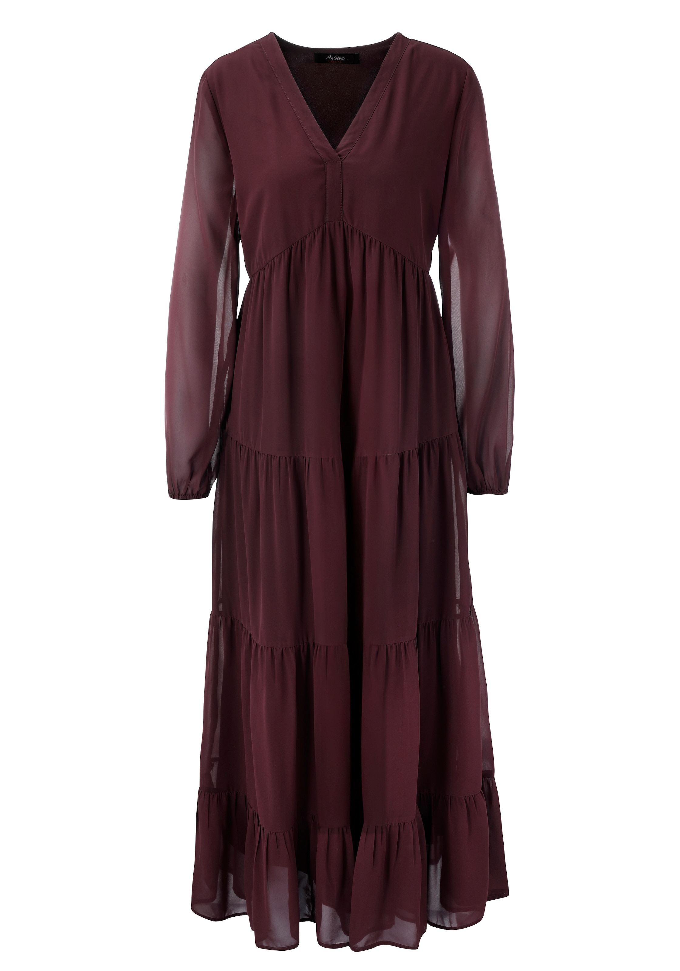 Aniston CASUAL Aniston CASUAL FM Maxikleid in Rot: Vorderseite