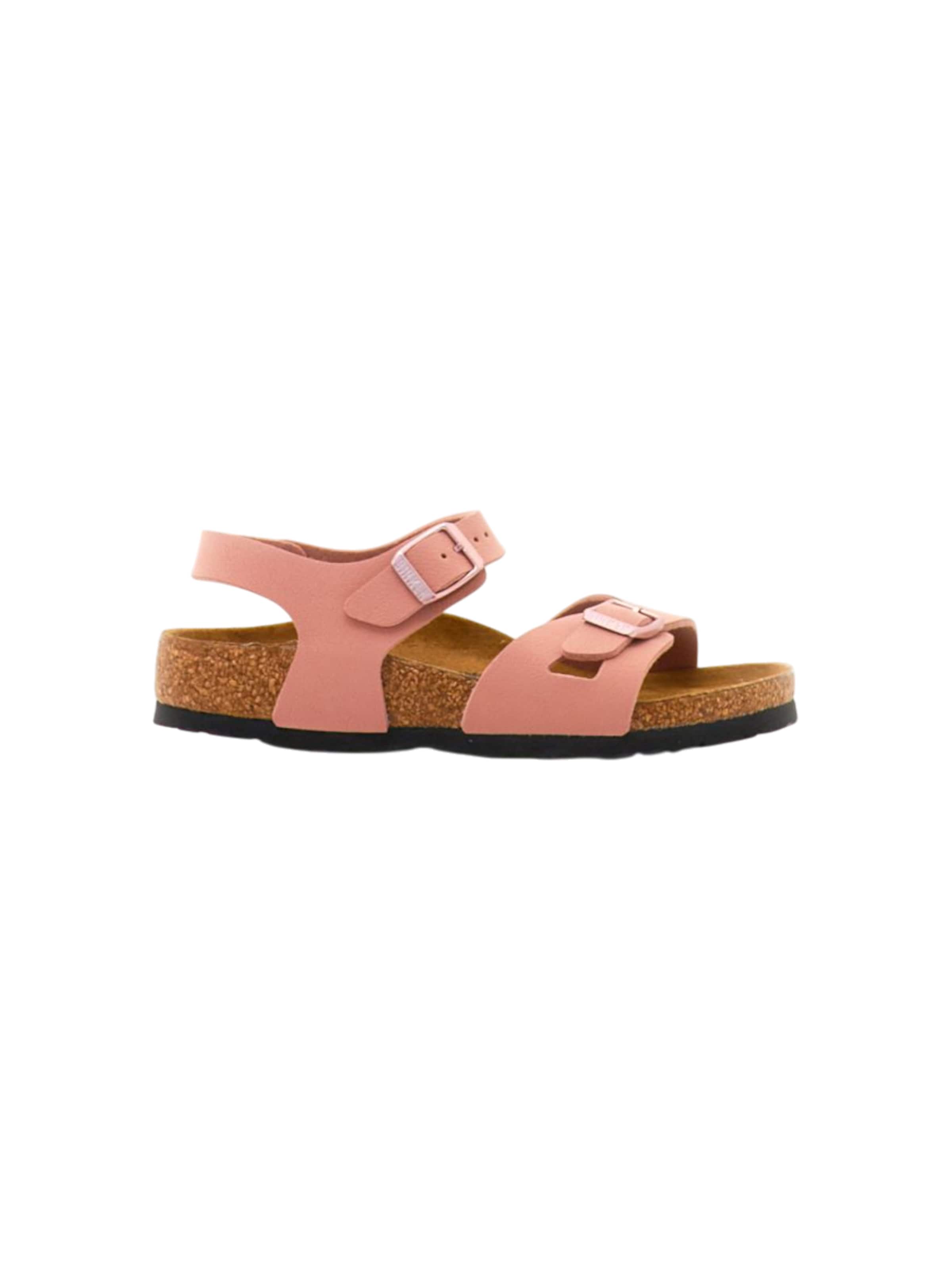 BIRKENSTOCK - Sandalias en rosa: frente