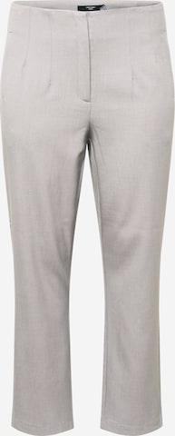 Vero Moda Curve Regular Pants 'KIRA LOA' in Grey: front