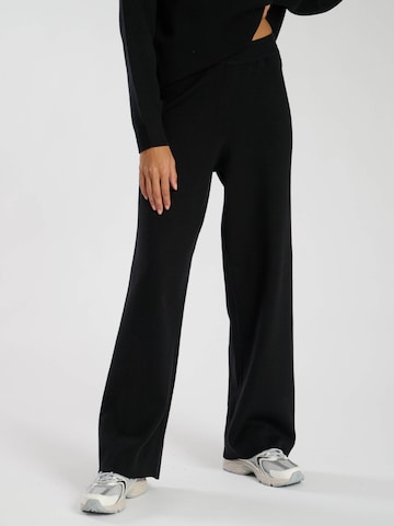 South Beach Wide leg Broek in Zwart: voorkant