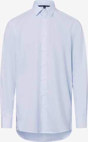 Finshley & Harding Business Shirt ' Easy Care ' in Blue: front