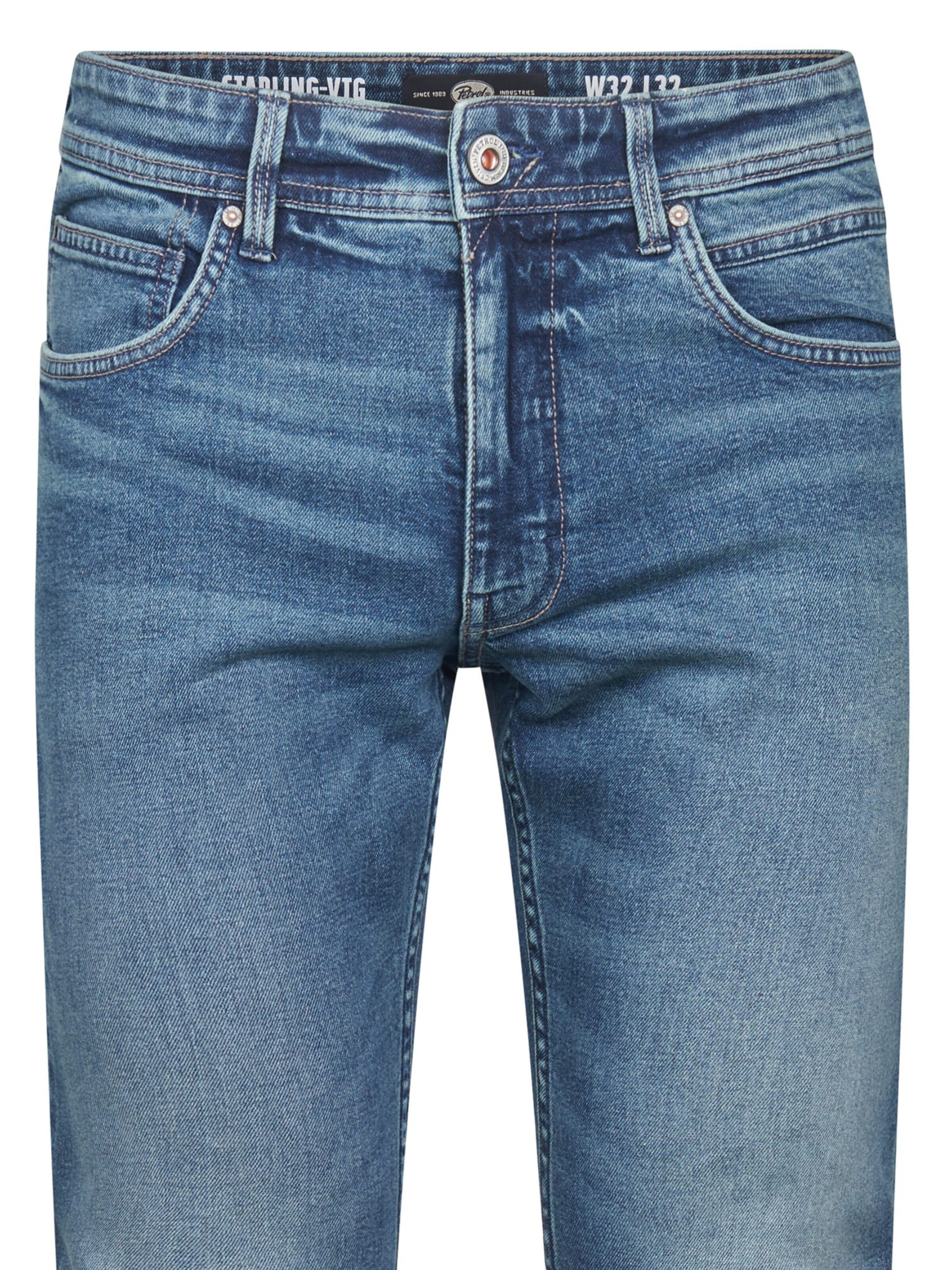PETROL INDUSTRIES MEN Baggy Jeans 'STARLING-VTG' in Blue