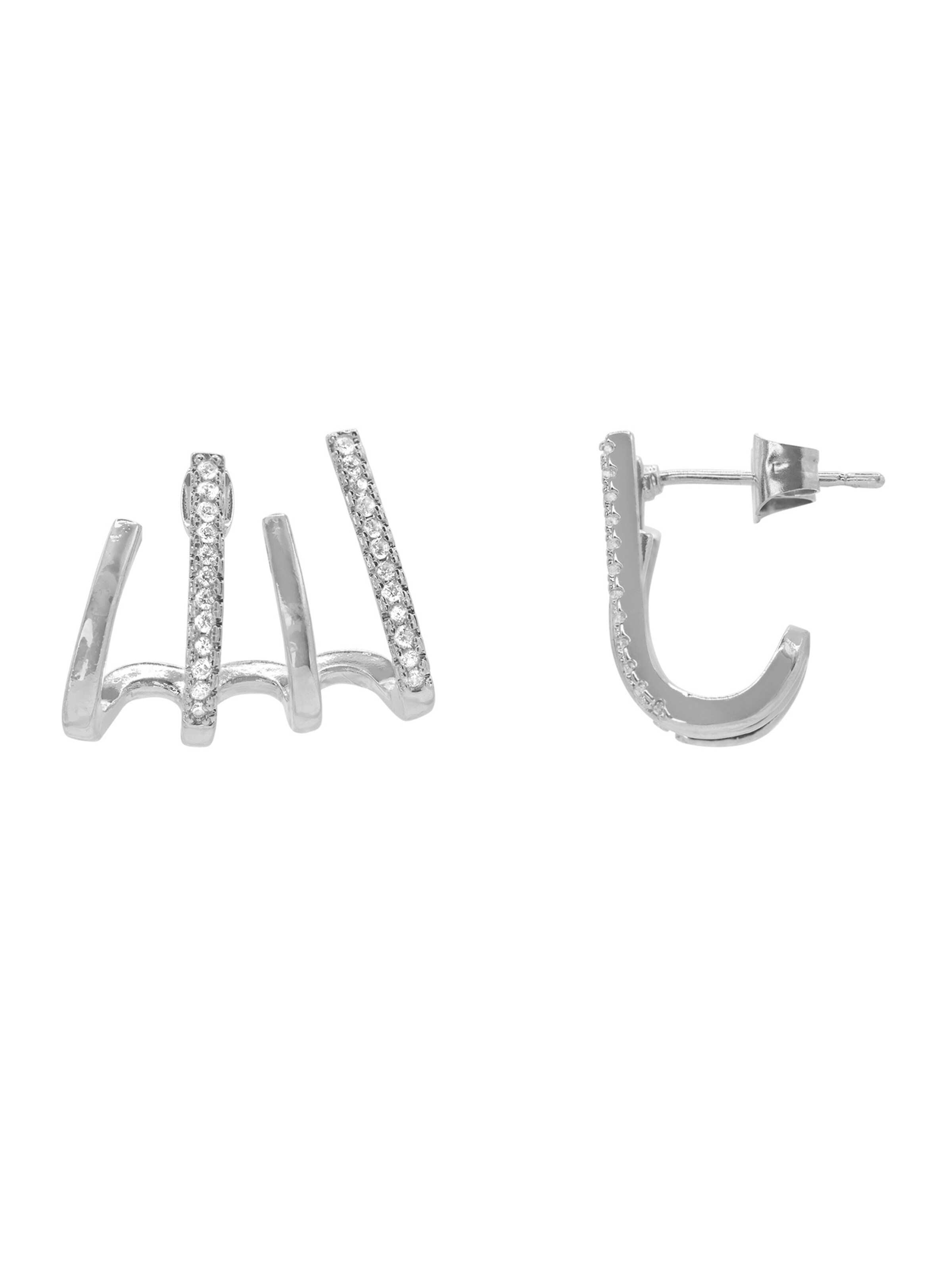 Boucles d'oreilles 'Runa' Heideman en argent