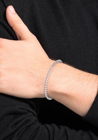 AMOR Bracelet in Silver: front