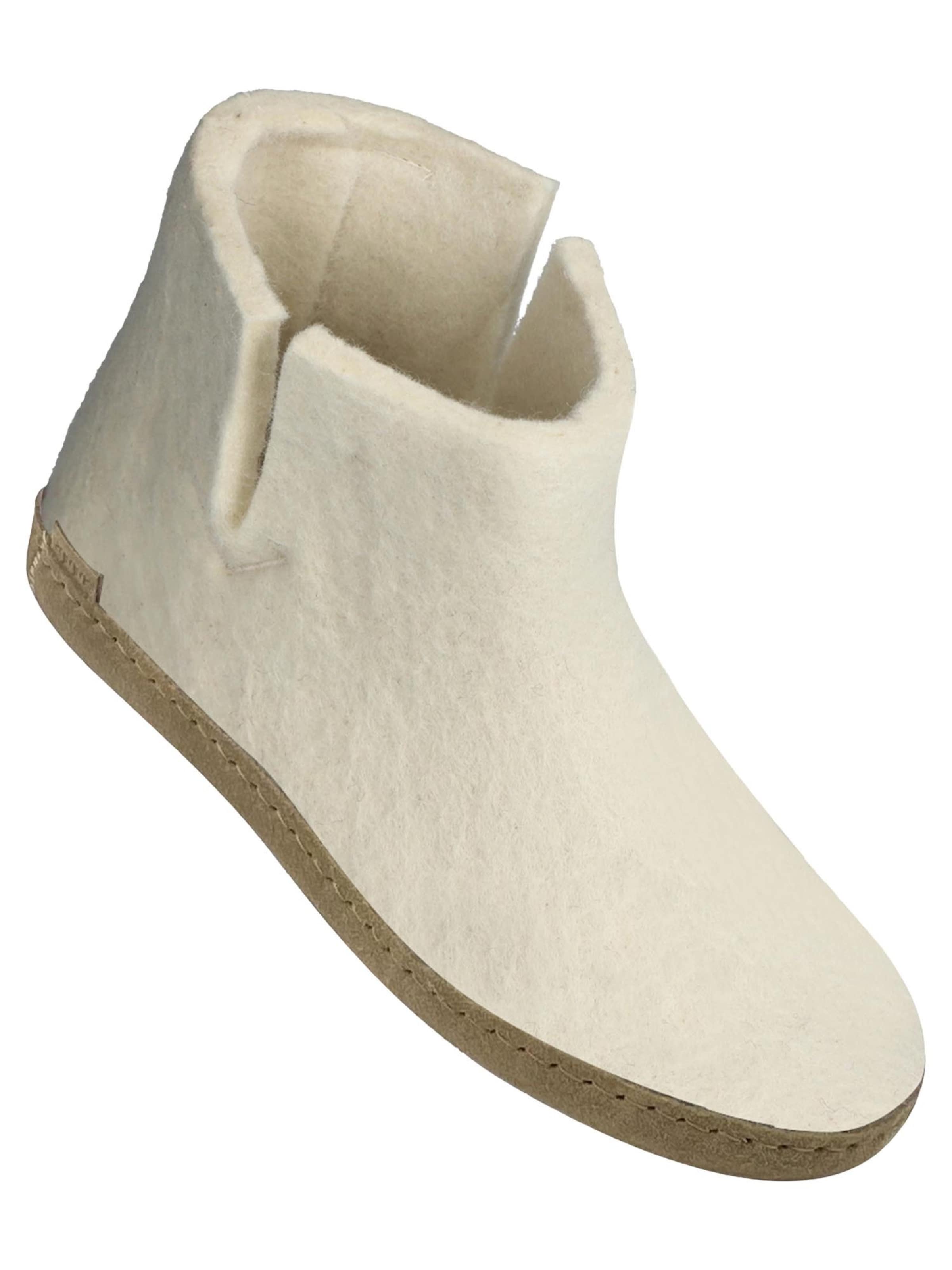 Glerups Slippers 'Classic' in White