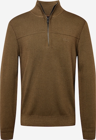 BOSS Orange - Pullover 'Koblend' em verde: frente