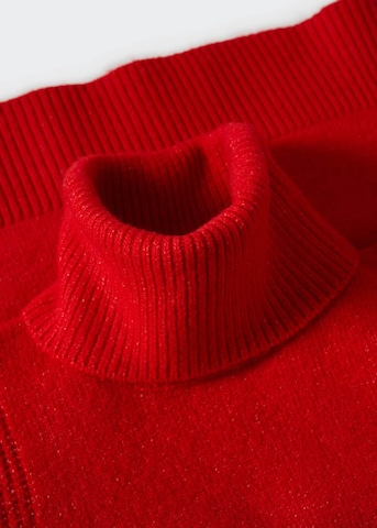 MANGO Пуловер 'Luna' в червено