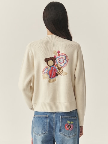 TATUUM Strickjacke 'NOVIE' in Weiß