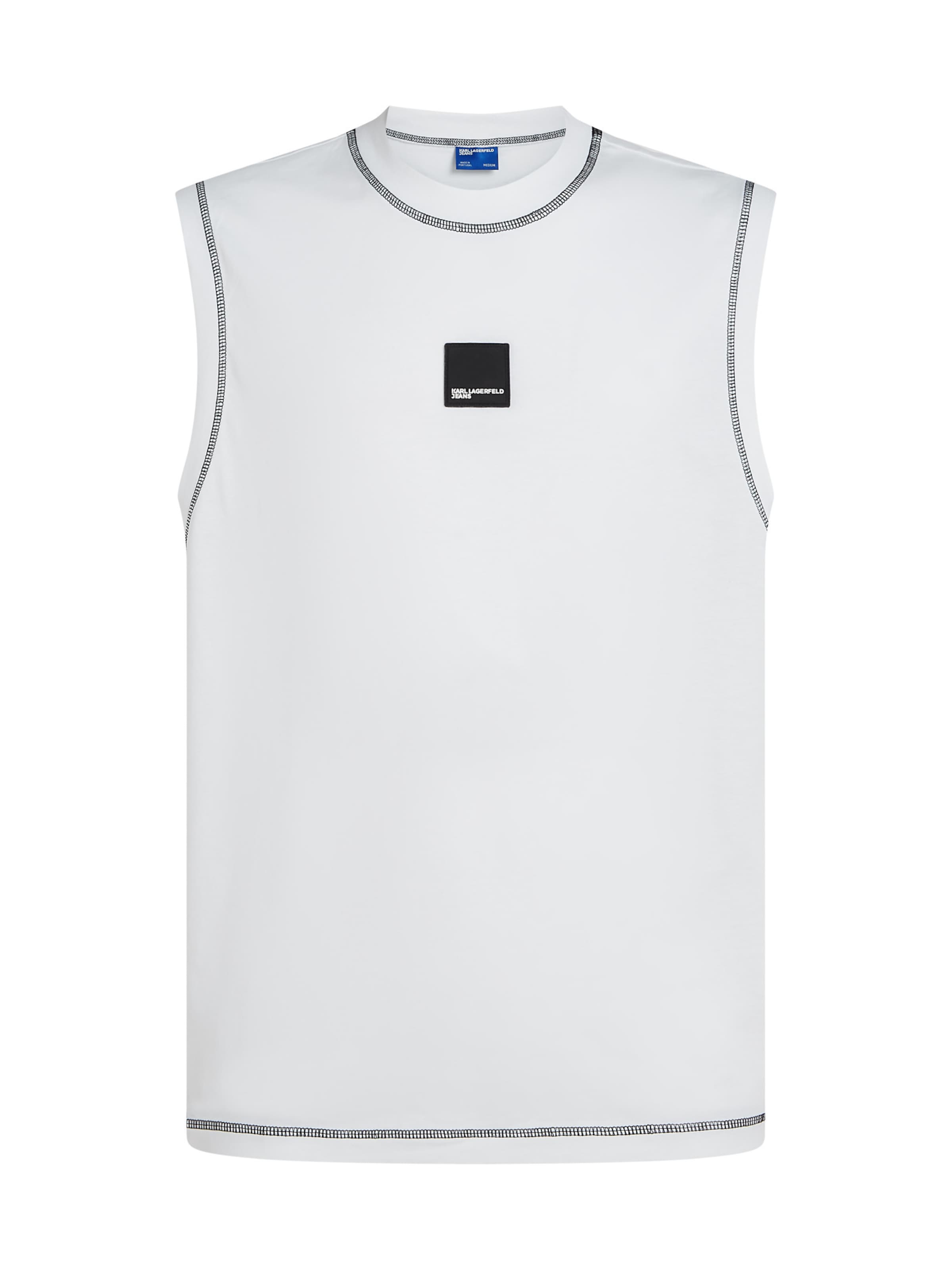 KARL LAGERFELD JEANS Футболка в Белый: спереди