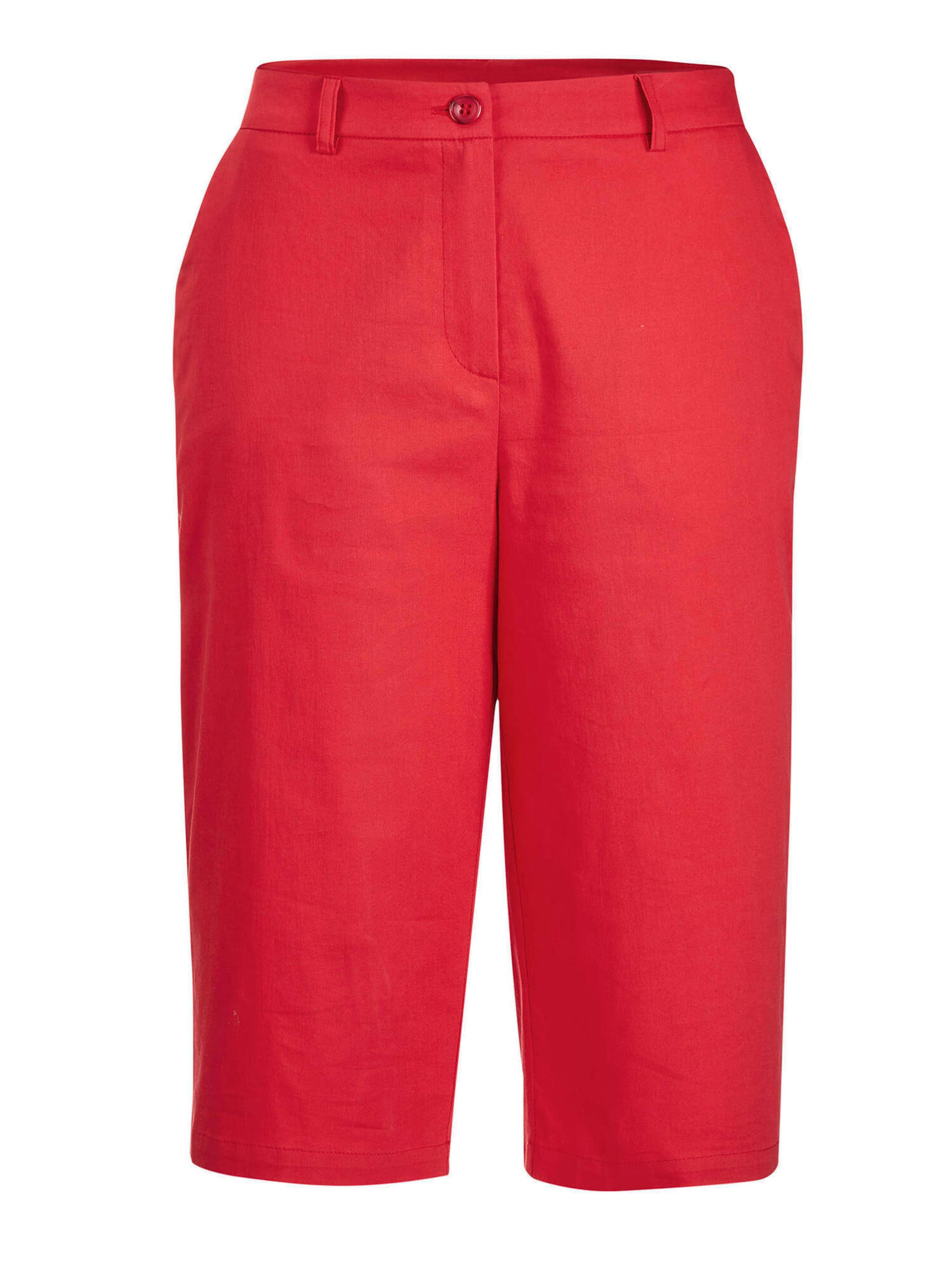 Goldner Regular Broek 'Carla' in Rood: voorkant